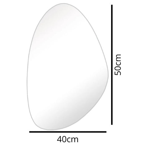 Espelho Formato Orgânico Borda Infinita - Vamos às Compras