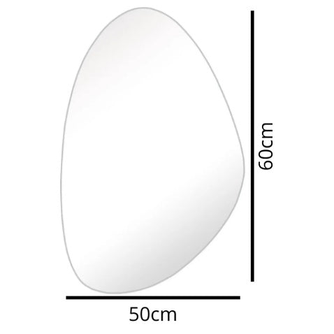 Espelho Formato Orgânico Borda Infinita - Vamos às Compras
