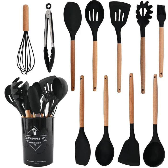 KIT 12 Peças Utensílios Para Cozinha + Frete Grátis + Escolha seu BRINDE